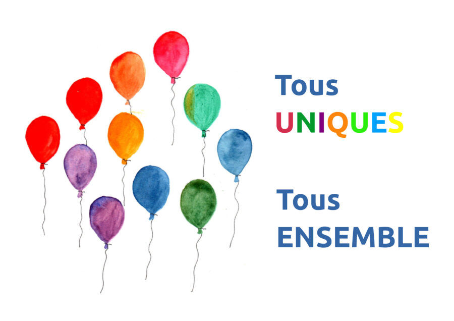 Ballons de baudruche colorés